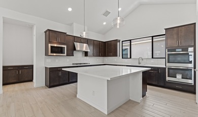 Expansive great room and dining area with optional vaulted on  in Arizona - for sale on GolfHomes.com, golf home, golf lot