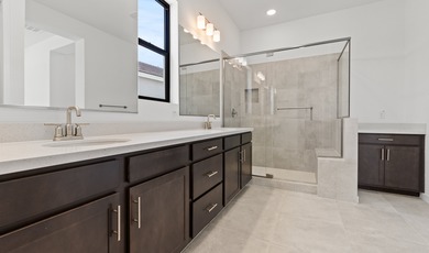 Expansive great room and dining area with optional vaulted on  in Arizona - for sale on GolfHomes.com, golf home, golf lot