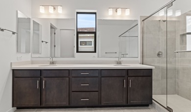 Expansive great room and dining area with optional vaulted on  in Arizona - for sale on GolfHomes.com, golf home, golf lot