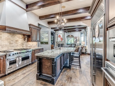 Beautiful, French-inspired, one-owner home situated on the 10th on Gaillardia Country Club in Oklahoma - for sale on GolfHomes.com, golf home, golf lot