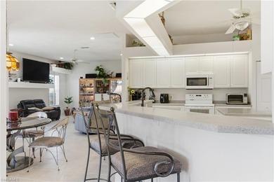 Enjoy beautiful sunsets by the pool in one of the cleanest and on Spanish Wells Golf and Country Club in Florida - for sale on GolfHomes.com, golf home, golf lot