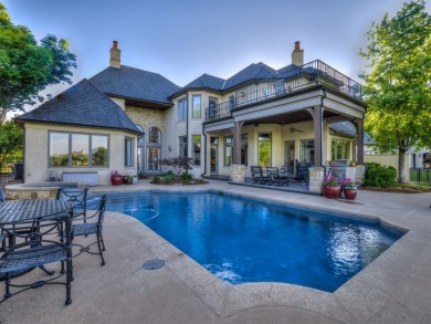 Beautiful, French-inspired, one-owner home situated on the 10th on Gaillardia Country Club in Oklahoma - for sale on GolfHomes.com, golf home, golf lot