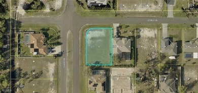 Beautiful Corner & Cleared Lot in NW Cape Coral, walking on Burnt Store Golf Club in Florida - for sale on GolfHomes.com, golf home, golf lot