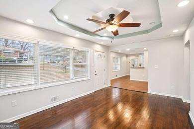 Charming brick ranch on a basement, perfectly positioned in a on Browns Mill Golf Course in Georgia - for sale on GolfHomes.com, golf home, golf lot