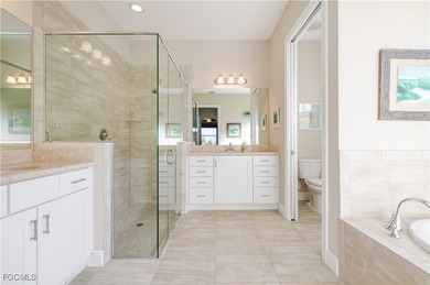 Get the benefit of three private rooms and a flex in the on Pelican Preserve Golf Club in Florida - for sale on GolfHomes.com, golf home, golf lot