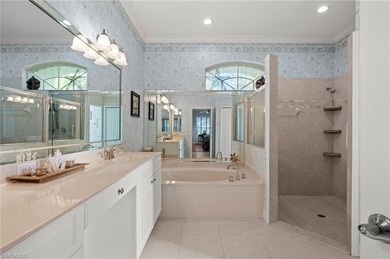 Looking for a meticulously maintained pool home, offered turnkey on Lely Resort Golf and Country Club in Florida - for sale on GolfHomes.com, golf home, golf lot