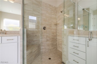 Get the benefit of three private rooms and a flex in the on Pelican Preserve Golf Club in Florida - for sale on GolfHomes.com, golf home, golf lot