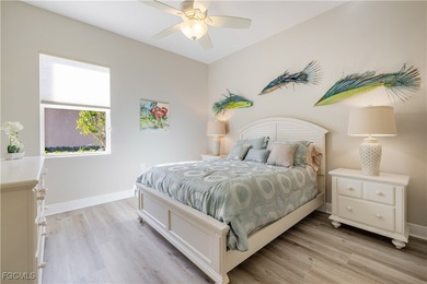 Get the benefit of three private rooms and a flex in the on Pelican Preserve Golf Club in Florida - for sale on GolfHomes.com, golf home, golf lot