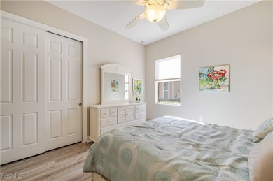 Get the benefit of three private rooms and a flex in the on Pelican Preserve Golf Club in Florida - for sale on GolfHomes.com, golf home, golf lot