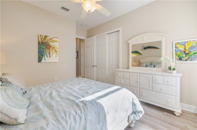 Get the benefit of three private rooms and a flex in the on Pelican Preserve Golf Club in Florida - for sale on GolfHomes.com, golf home, golf lot