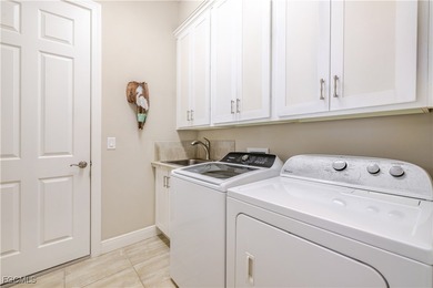 Get the benefit of three private rooms and a flex in the on Pelican Preserve Golf Club in Florida - for sale on GolfHomes.com, golf home, golf lot