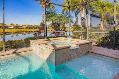 Get the benefit of three private rooms and a flex in the on Pelican Preserve Golf Club in Florida - for sale on GolfHomes.com, golf home, golf lot