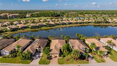 Get the benefit of three private rooms and a flex in the on Pelican Preserve Golf Club in Florida - for sale on GolfHomes.com, golf home, golf lot