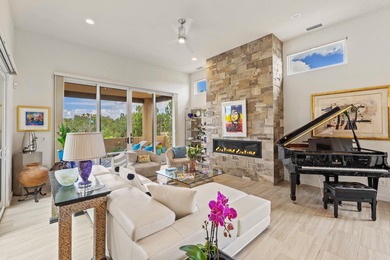 Discover the perfect blend of modern luxury and Southwest charm on The Club At Las Campanas  in New Mexico - for sale on GolfHomes.com, golf home, golf lot