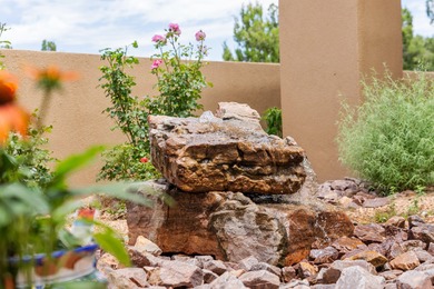 Discover the perfect blend of modern luxury and Southwest charm on The Club At Las Campanas  in New Mexico - for sale on GolfHomes.com, golf home, golf lot