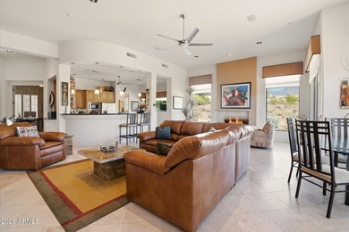 Fabulous single-level home by Toll Brothers (La Jolla - extended on Sanctuary Golf Course At WestWorld in Arizona - for sale on GolfHomes.com, golf home, golf lot