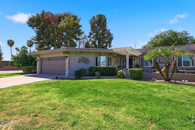 Step into this show stopping corner-lot Gemini home with on Sun City Riverview Golf Course in Arizona - for sale on GolfHomes.com, golf home, golf lot
