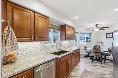 Step into this show stopping corner-lot Gemini home with on Sun City Riverview Golf Course in Arizona - for sale on GolfHomes.com, golf home, golf lot