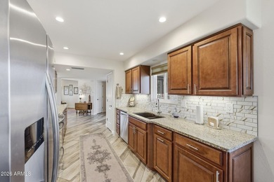 Step into this show stopping corner-lot Gemini home with on Sun City Riverview Golf Course in Arizona - for sale on GolfHomes.com, golf home, golf lot