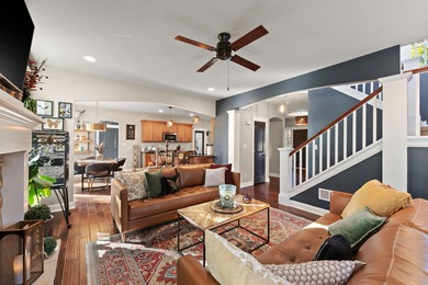 Welcome to this beautiful custom-built 3-bedroom, 2.5-bath home on Lakes of the Four Seasons Country Club in Indiana - for sale on GolfHomes.com, golf home, golf lot