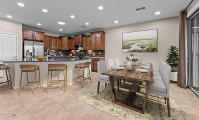 Popular Gala model on a premium oversized golf course lot on Copper Canyon Golf Club in Arizona - for sale on GolfHomes.com, golf home, golf lot