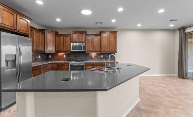 Popular Gala model on a premium oversized golf course lot on Copper Canyon Golf Club in Arizona - for sale on GolfHomes.com, golf home, golf lot