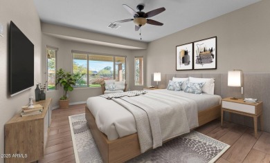 Popular Gala model on a premium oversized golf course lot on Copper Canyon Golf Club in Arizona - for sale on GolfHomes.com, golf home, golf lot
