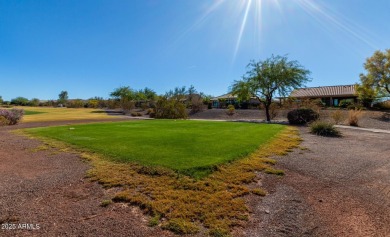 Popular Gala model on a premium oversized golf course lot on Copper Canyon Golf Club in Arizona - for sale on GolfHomes.com, golf home, golf lot