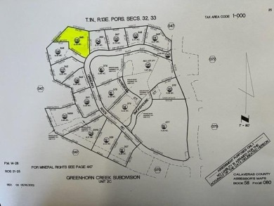 This is a Very Large Premium Lot (.32 Acres) in Greenhorn Creek on Greenhorn Creek Resort in California - for sale on GolfHomes.com, golf home, golf lot