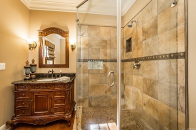 Experience the pinnacle of lakefront luxury in this furnished on  in Arkansas - for sale on GolfHomes.com, golf home, golf lot