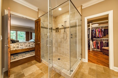 Experience the pinnacle of lakefront luxury in this furnished on  in Arkansas - for sale on GolfHomes.com, golf home, golf lot