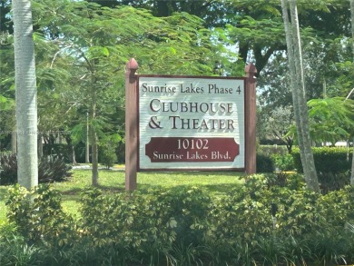 BEAUTIFULLY remodeled 3 bedroom 2 bathroom first floor unit (no on Sunrise Lakes Phase IV Golf Course in Florida - for sale on GolfHomes.com, golf home, golf lot