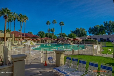 Welcome to this beautiful 2-bedroom, 2-bathroom condo in the on Sun Village Golf Course in Arizona - for sale on GolfHomes.com, golf home, golf lot