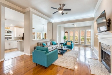 Welcome home to this beautifully updated home with a backyard on Oakmont Country Club in Texas - for sale on GolfHomes.com, golf home, golf lot