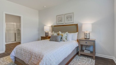 This two-story plan boasts a luxurious primary bedroom upstairs on Shannon Greens Golf Course in South Carolina - for sale on GolfHomes.com, golf home, golf lot