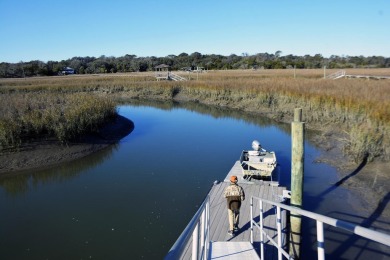 Best of the best! Rare creek front with dock on one side and on The Plantation Course At Edisto in South Carolina - for sale on GolfHomes.com, golf home, golf lot