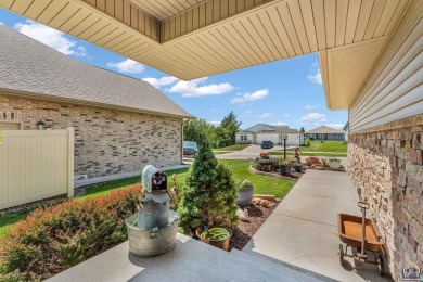 More than a townhome!... A smart, low-maintenance lifestyle near on Lake Shawnee Golf Course in Kansas - for sale on GolfHomes.com, golf home, golf lot