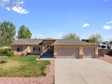 Welcome to this stunning 5-bedroom, 3-bathroom ranch-style home on Desert Hawk At Pueblo West in Colorado - for sale on GolfHomes.com, golf home, golf lot