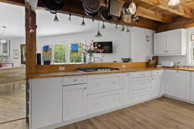 Thoughtfully designed post-and-beam home that blends character on Farm Neck Golf Club in Massachusetts - for sale on GolfHomes.com, golf home, golf lot