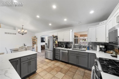 Welcome to this stunning 5-bedroom, 3-bathroom ranch-style home on Desert Hawk At Pueblo West in Colorado - for sale on GolfHomes.com, golf home, golf lot