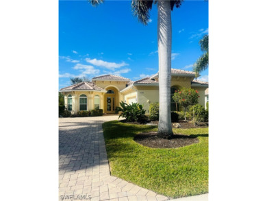 ONE OF A KIND, Salerno model by Toll Brothers sits on one of the on Estero Country Club in Florida - for sale on GolfHomes.com, golf home, golf lot