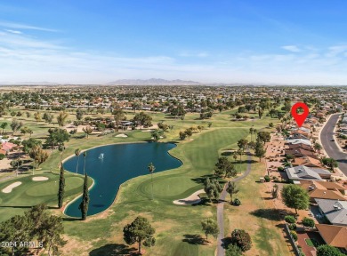 Green turf galore & golf views in 3 directions, this expanded on Pebblebrook Golf Course in Arizona - for sale on GolfHomes.com, golf home, golf lot
