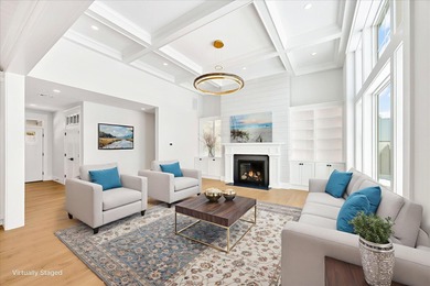 Contemporary and luxurious first floor living!! This 2730 sq ft on Quashnet Valley Country Club in Massachusetts - for sale on GolfHomes.com, golf home, golf lot