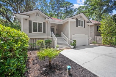 This beautifully maintained home offers the epitome of coastal on Sea Pines Golf and Resort  in South Carolina - for sale on GolfHomes.com, golf home, golf lot