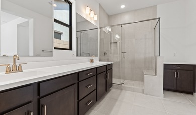 Expansive great room and dining area with optional vaulted on  in Arizona - for sale on GolfHomes.com, golf home, golf lot