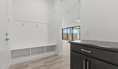 Expansive great room and dining area with optional vaulted on  in Arizona - for sale on GolfHomes.com, golf home, golf lot