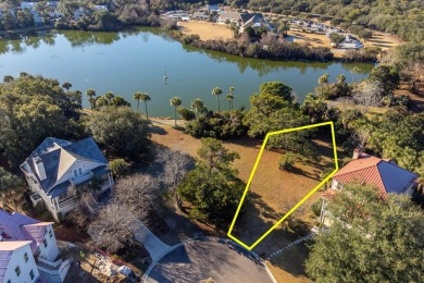 Beautiful top of the lake lot with a fabulous view across the on The Seabrook Island Club in South Carolina - for sale on GolfHomes.com, golf home, golf lot