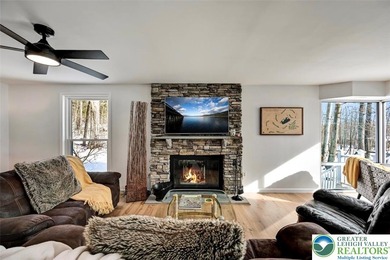 Rare Golf & Lakefront Pocono Home With Private Access To One Of on Pocono Farms Country Club in Pennsylvania - for sale on GolfHomes.com, golf home, golf lot