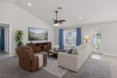 Recently built four-bedroom home located in a quiet neighborhood on Burnt Store Golf Club in Florida - for sale on GolfHomes.com, golf home, golf lot