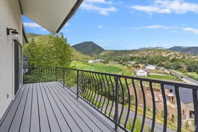 Million Dollar Views from BOTH decks!!!  Home overlooks Lime on Homestead Golf Club and Resort in Utah - for sale on GolfHomes.com, golf home, golf lot